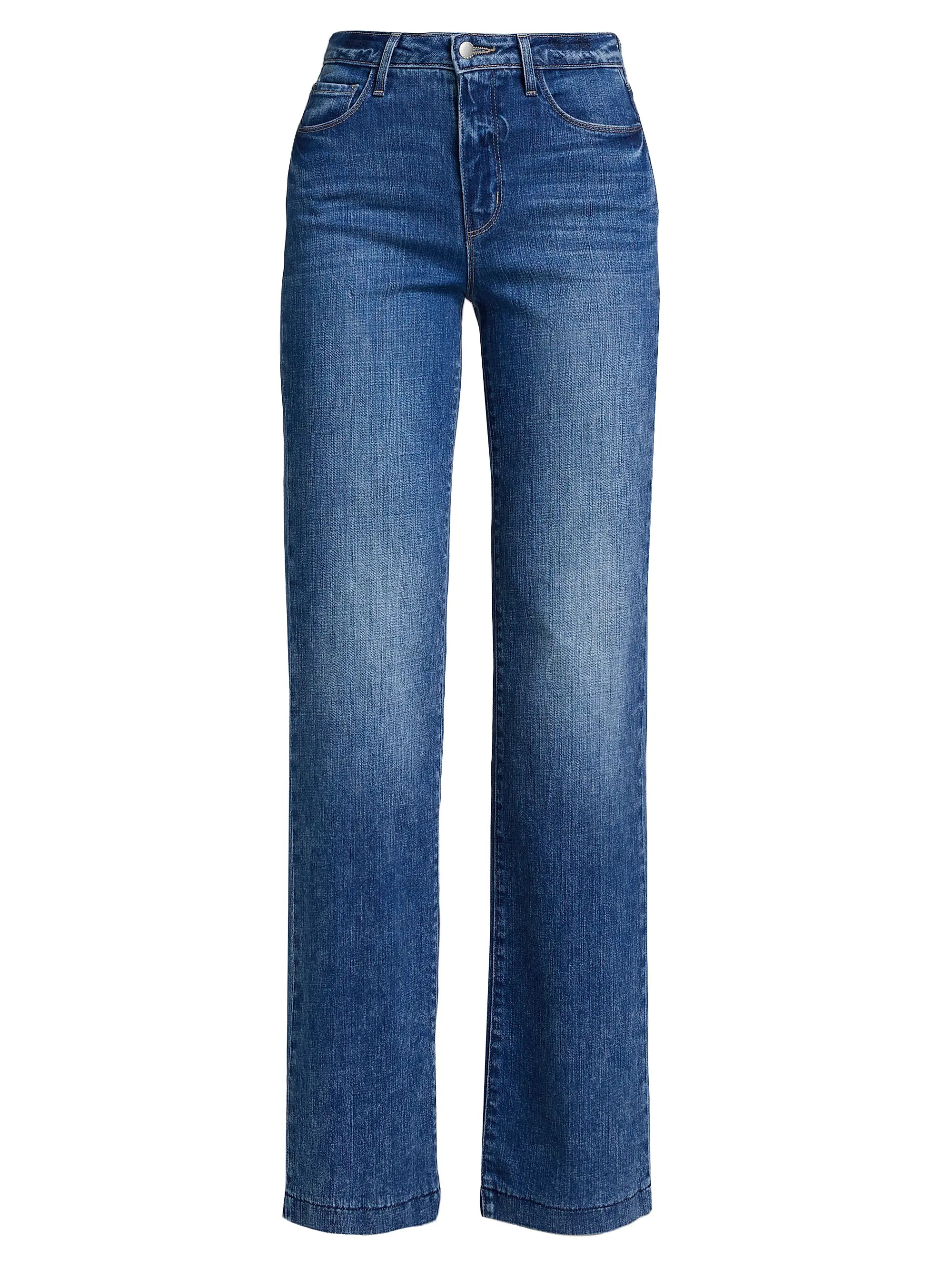 ONLY AT SAKS. Clayton High-Rise Wide-Leg Jeans | Saks Fifth Avenue