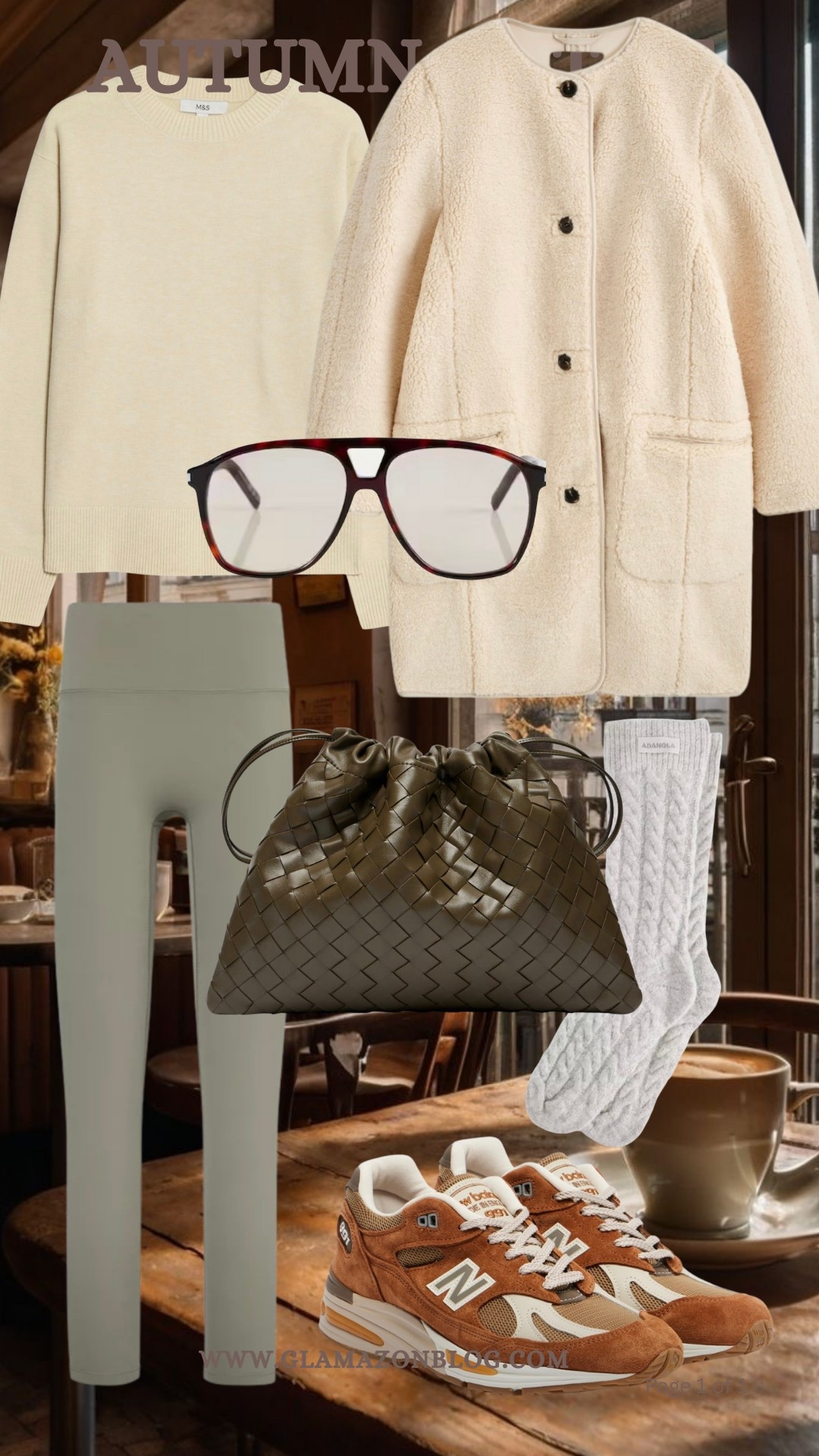 Casual autumn outfit, Bottega bag, adanola leggings, cream jumper, new balance trainers 

#LTKautumn #LTKeurope #LTKstyletip