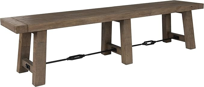 Kosas Home Dining Bench, Desert Gray | Amazon (US)