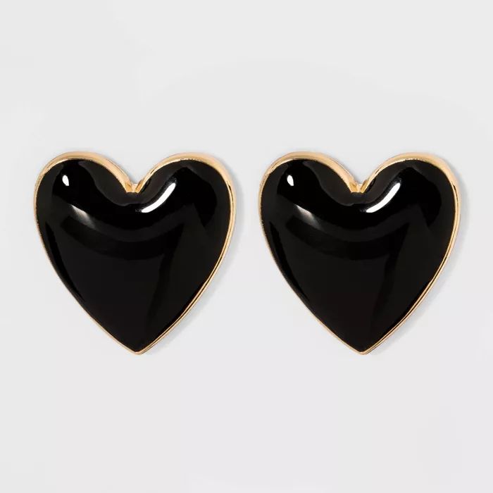 SUGARFIX by BaubleBar Enamel Heart Stud Earrings | Target