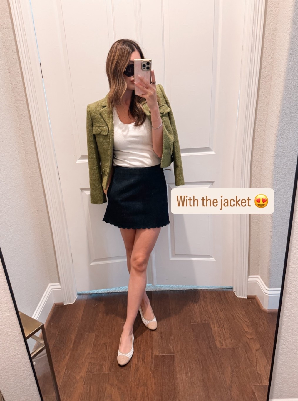 Jacket and skirt 40% off. Size 8 in jacket, size 2 in skirt 

#LTKSaleAlert