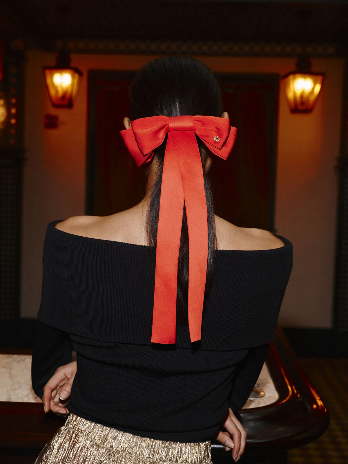 Crimson Jane Bow Barrette | Tuckernuck (US)