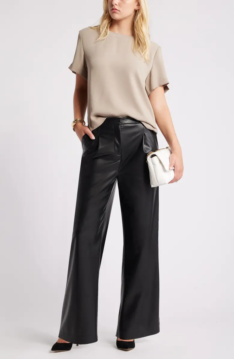 Matte Satin Tee | Nordstrom