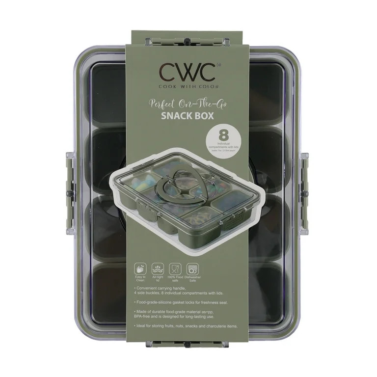 CWC AS SNACK BOX WITH LID - OLIVE - Walmart.com | Walmart (US)