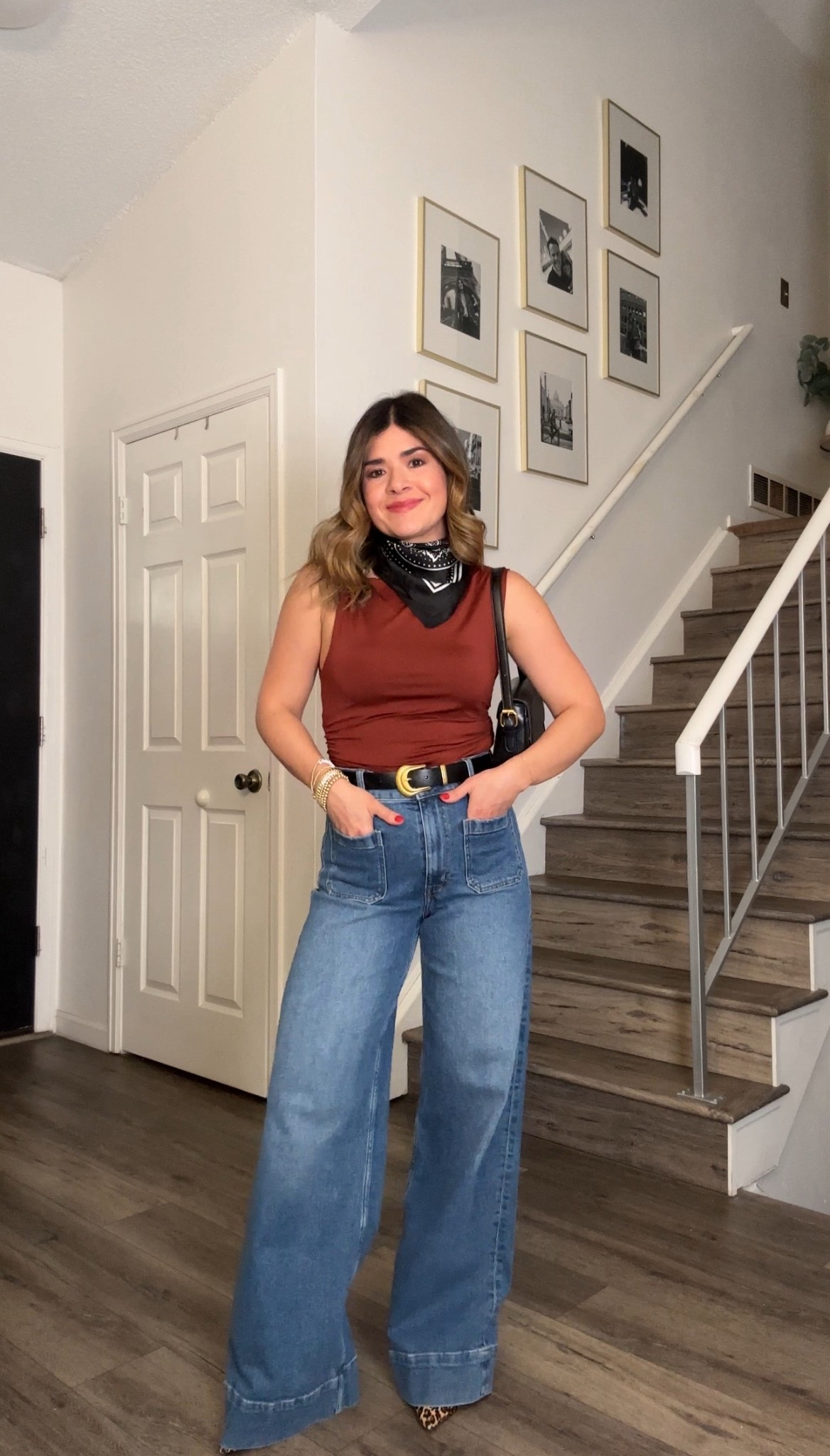 The cutest top under $20! Love the gold detail it has on the shoulder! 
Top size xs 
jeans size 4



#LTKootd #LTKWorkwear #LTKmomlife