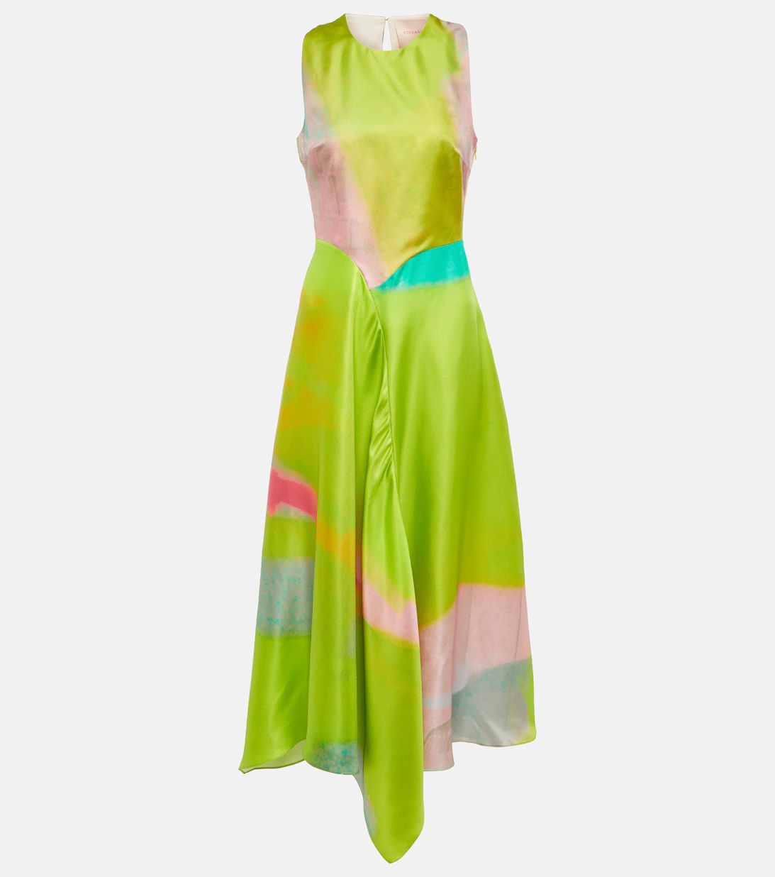 Printed silk midi dress | Mytheresa (US/CA)