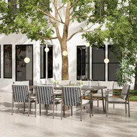 Latitude Run® Mariene Rectangular 9 - Person Outdoor Dining Set | Wayfair | Wayfair North America