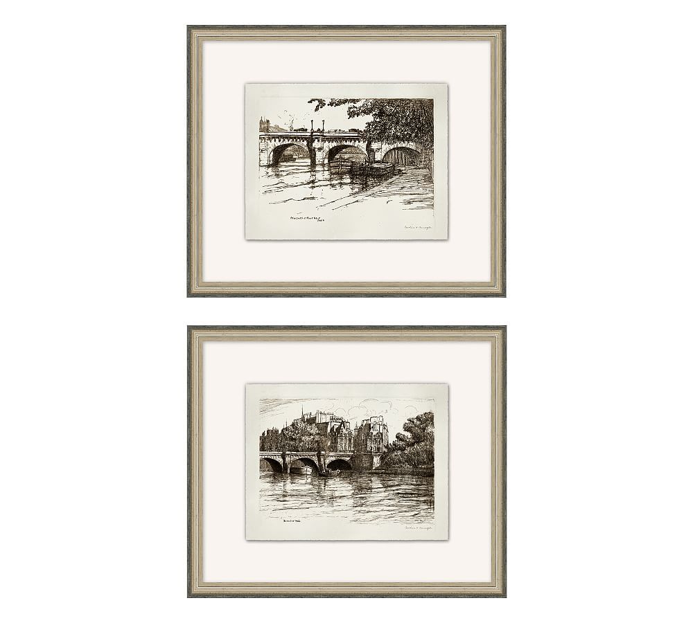 Bridges of the Seine Framed Prints | Pottery Barn (US)