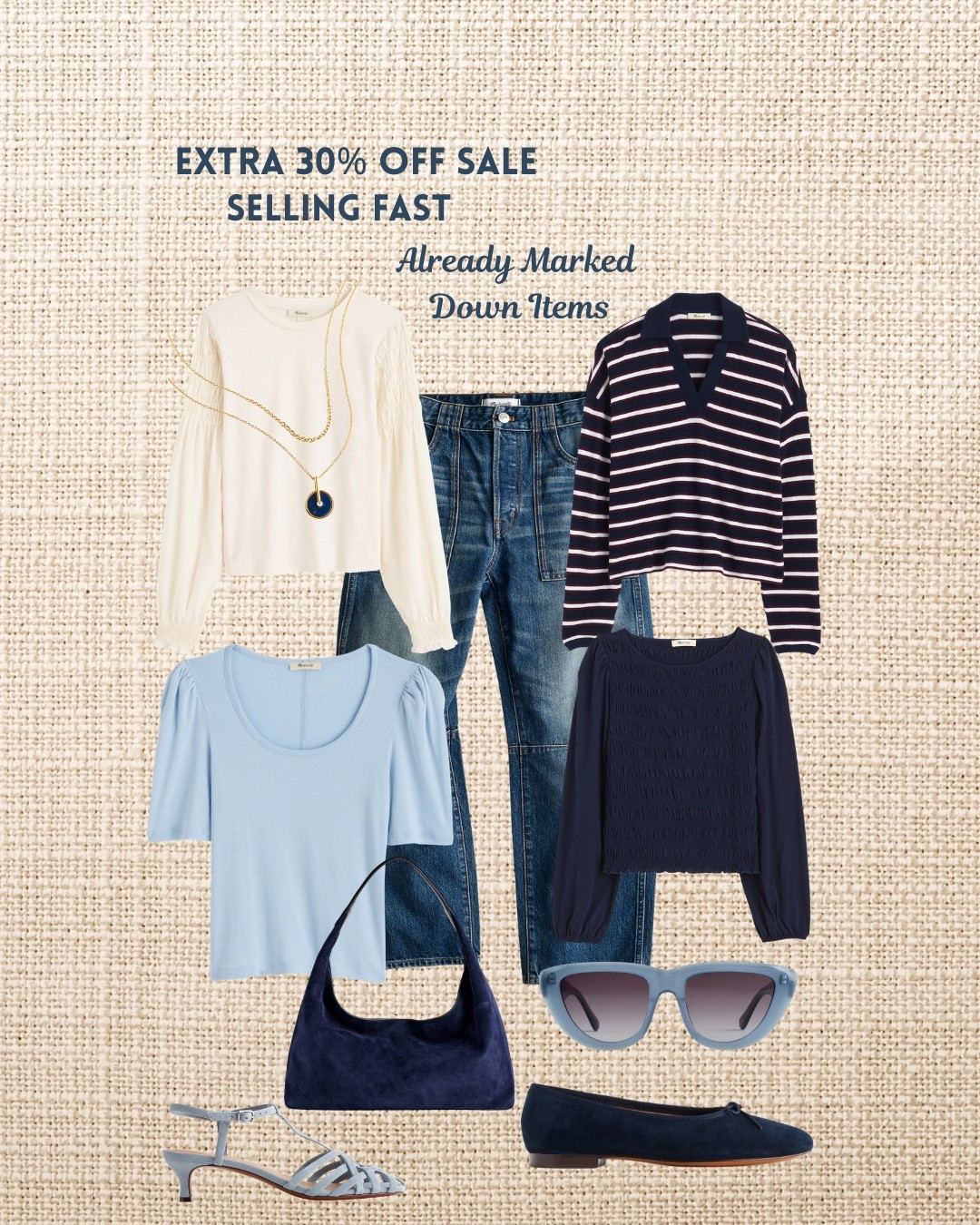 Madewell Sale Extra 30% Off already marked down items. 
So many top seller favorites for a great deal! 🤍

#LTKSaleAlert #LTKTravel #LTKWorkwear
