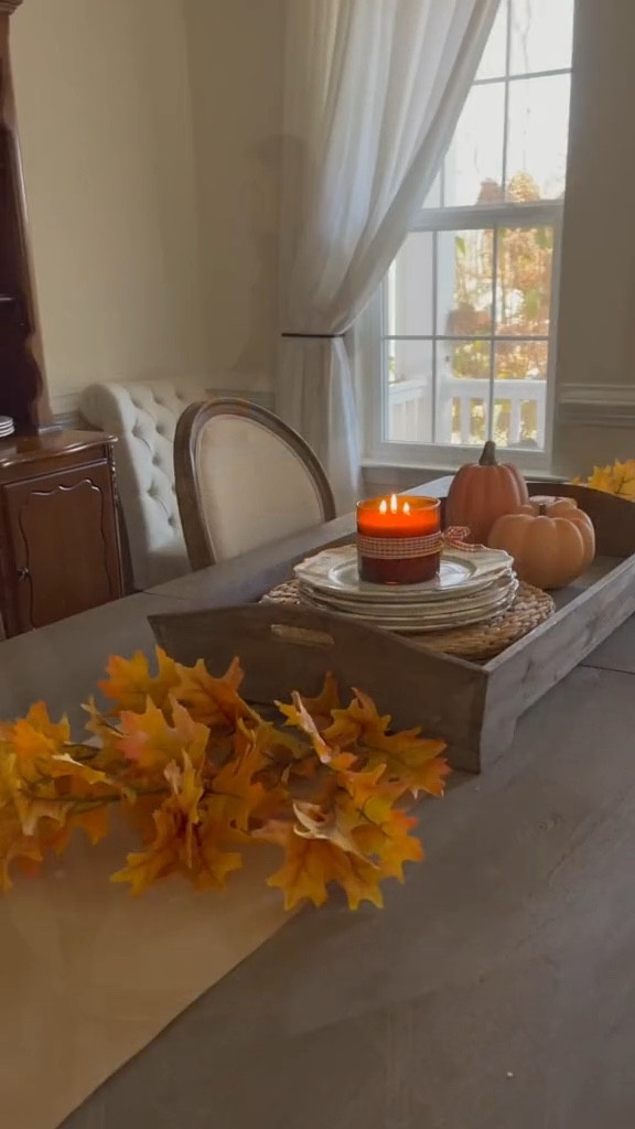 Fall tablescape
Fall home decor
Dining room decor
Fall decor 

#LTKhome #LTKHoliday #LTKSeasonal