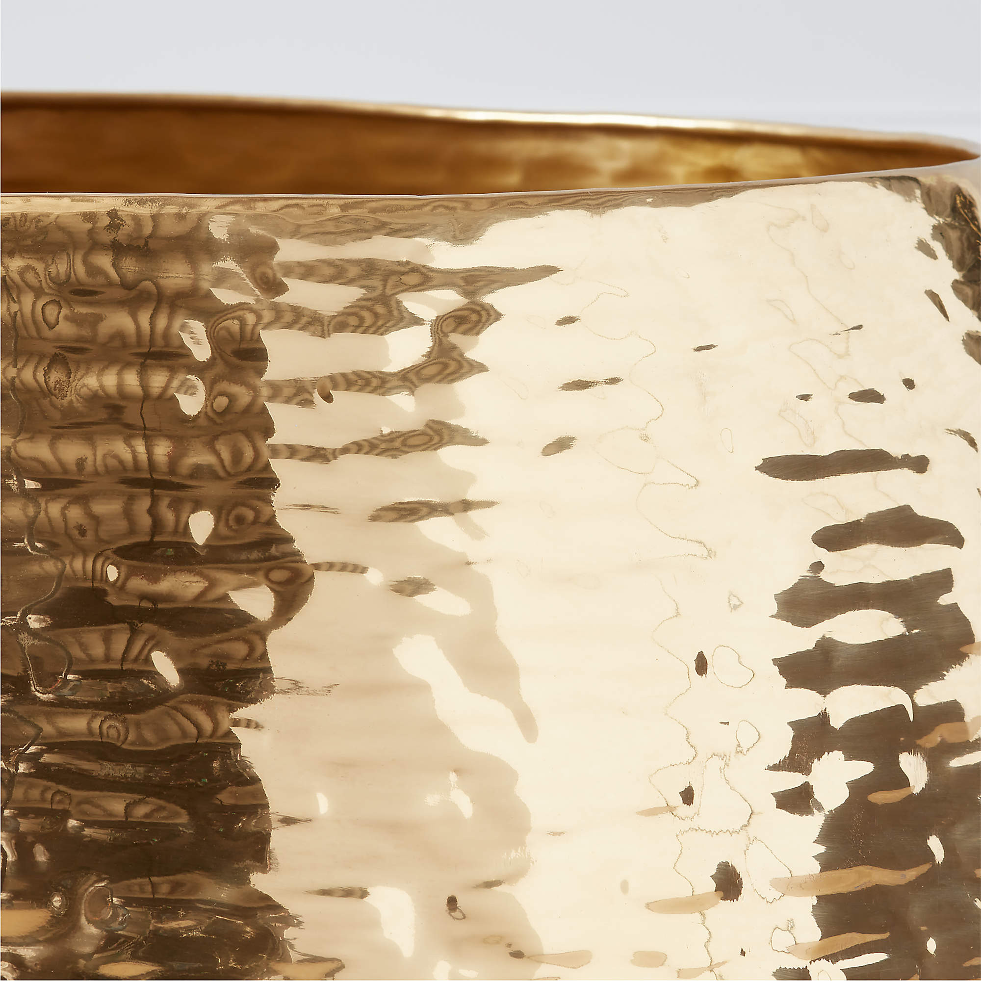 Liquid Brass Christmas Tree Collar + Reviews | CB2 | CB2