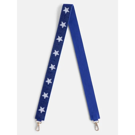 No Boundaries Women's Game Day Beaded Strap, Cobalt | Walmart (US)