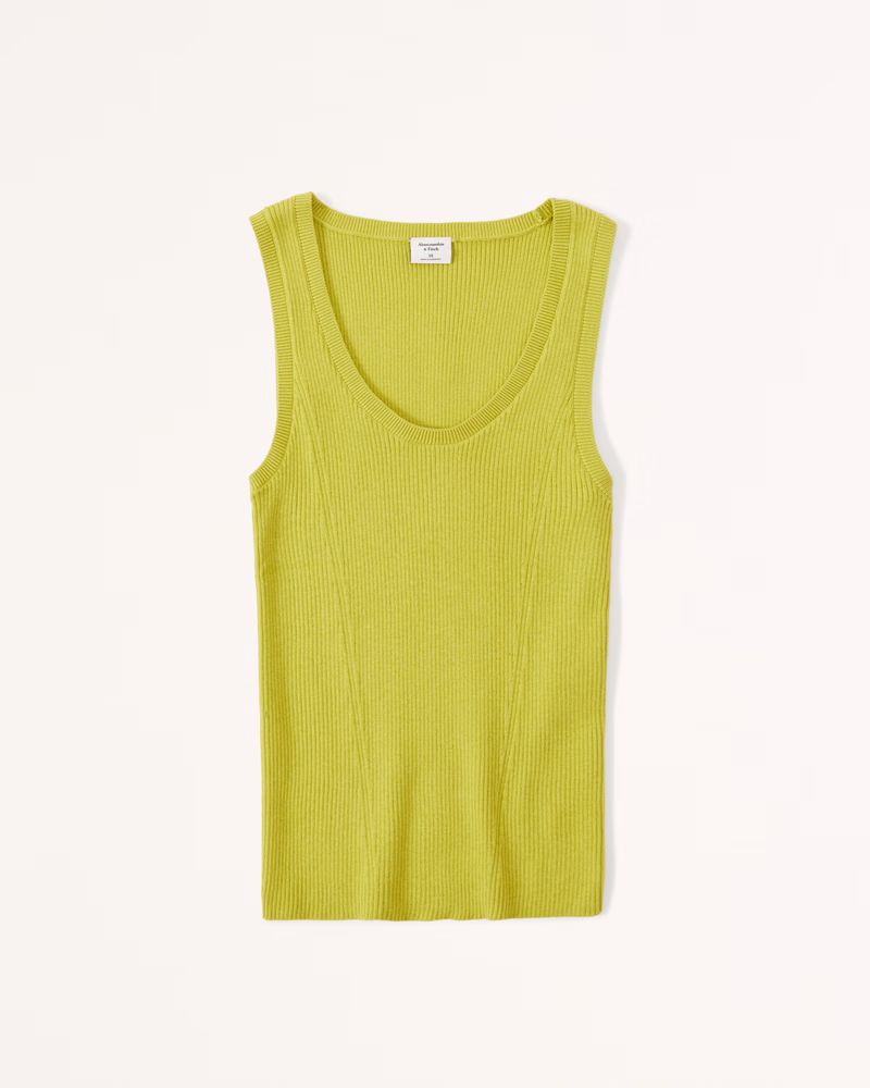 Scoopneck Skimming Sweater Tank | Abercrombie & Fitch (US)