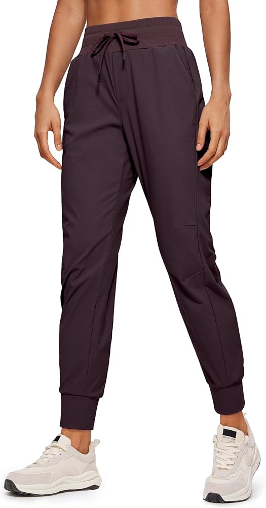 CRZ YOGA Athletic High Waisted Joggers for Women 27.5" - Lightweight Workout Travel Casual Outdoo... | Amazon (US)