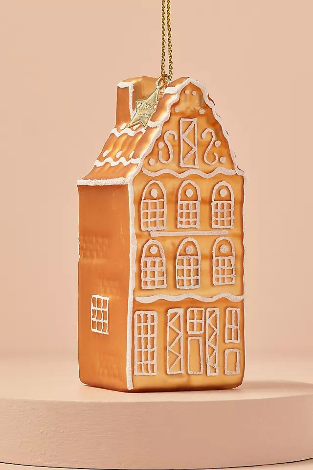 Gingerbread Canal House Tree Decoration | Anthropologie (UK)