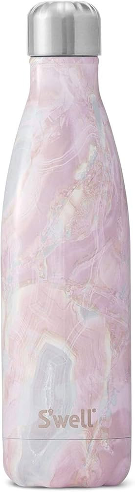 S'well Stainless Steel Water Bottle, 17oz, Geode Rose, Triple Layered Vacuum Insulated Containers... | Amazon (US)