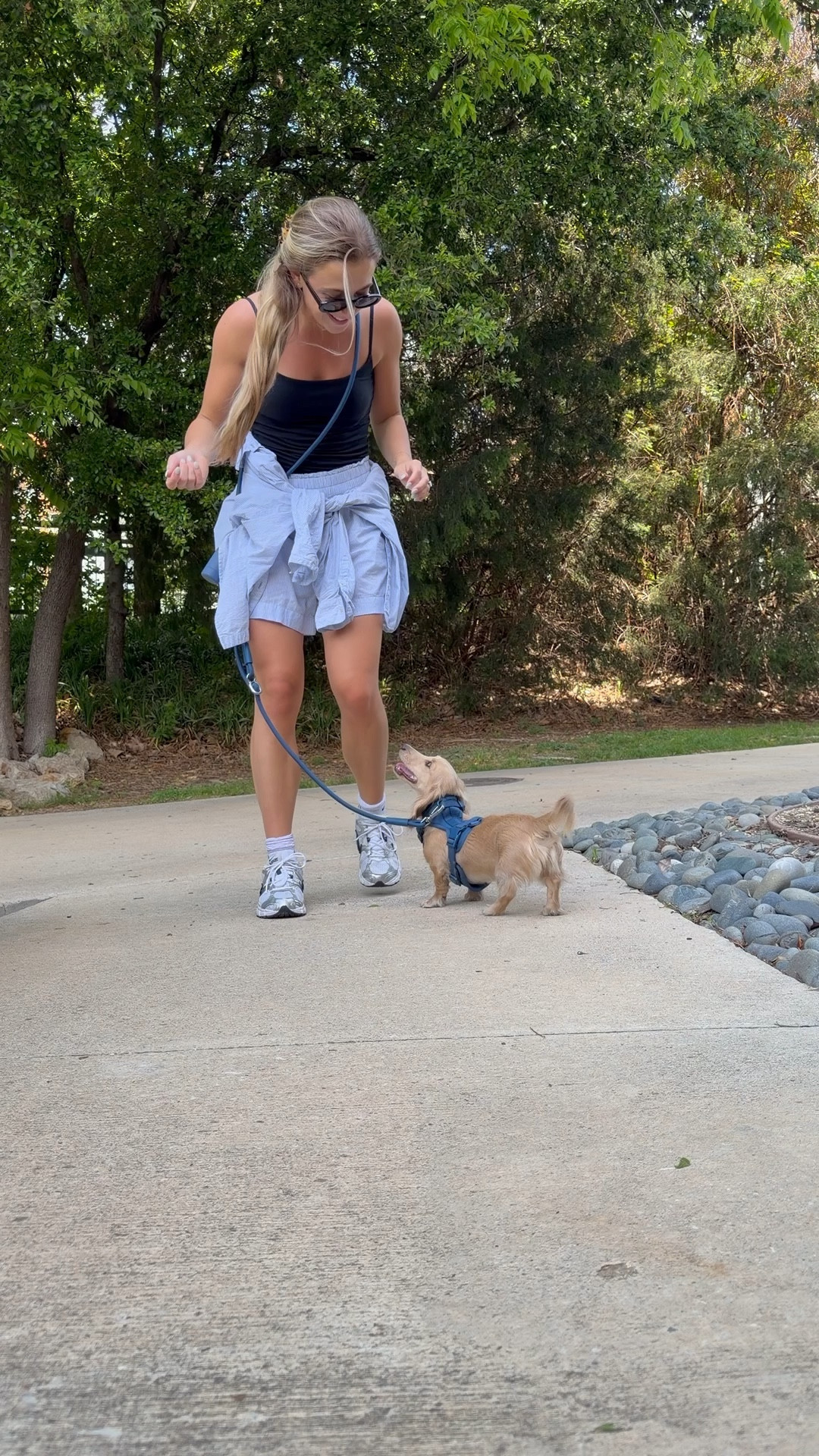 spring transitional fit, built in bra tank, harness, stripes, walk outfit

#LTKActive #LTKootd #LTKdayinmylife
