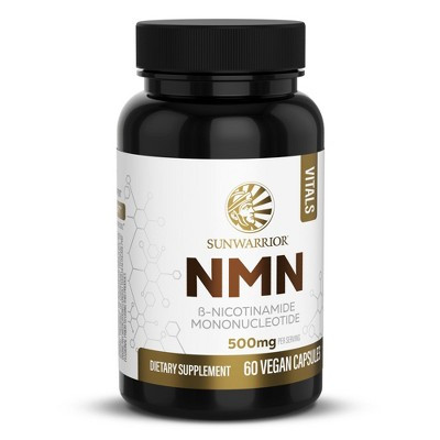 NMN Capsules 500mg, Boosts Cellular Renewal Support & Energy Health, Promotes Overall Vitality Health, Sunwarrior, 60ct | Target