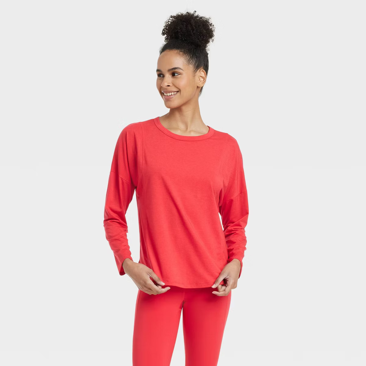 Women's Leggings-Friendly Long Sleeve Top - All In Motion™ | Target