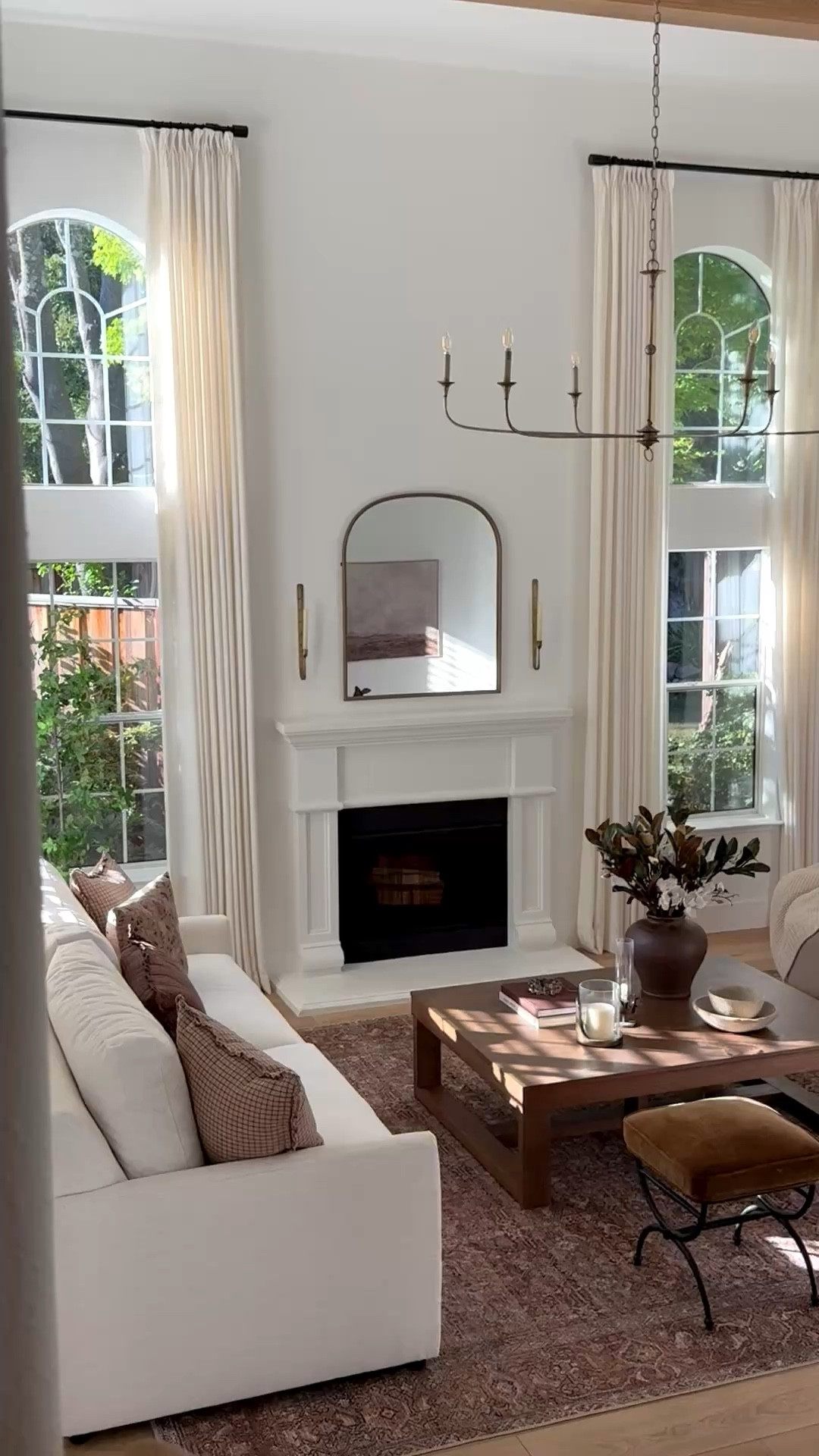When a simple change makes all the difference. Loving this recent view of my living room. 

Coffee table styling, living room furniture, sofa, accent chairs, spring decor, florals, chandelier, fireplace mantel decor, vintage style area rug. 

#LTKHome #LTKSeasonal #LTKU