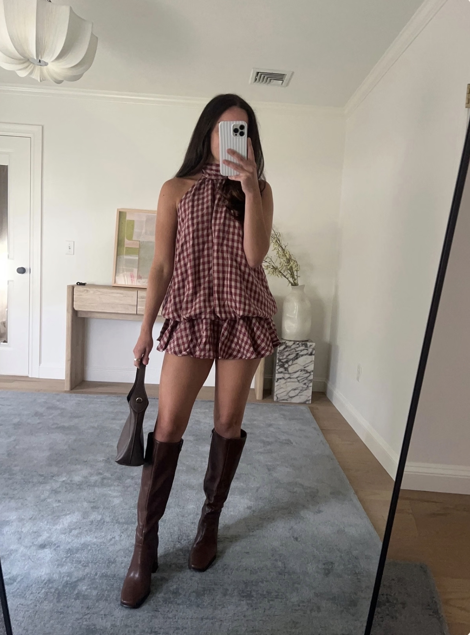 Perfect fall look! Dress wearing S, boots true to size 

 #LTKSeasonal