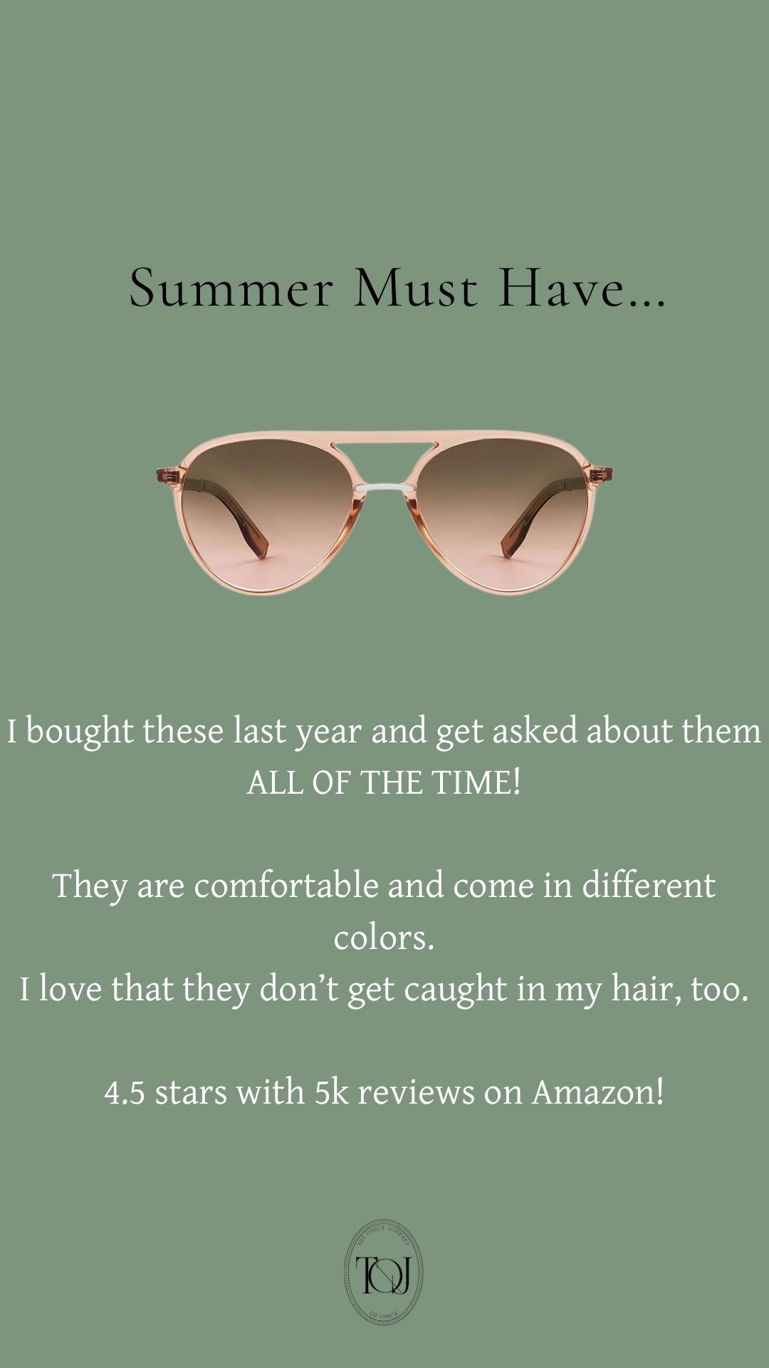 Loooove these sunglasses 

#LTKgrwm #LTKmomlife #LTKBeauty