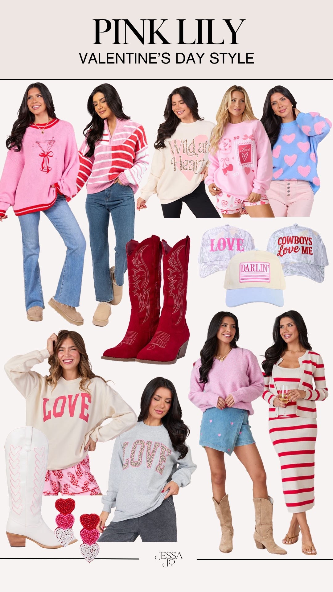 Pink lily new arrivals. Pink lily Valentine’s Day style. Pink red sweater. Valentine’s Day graphic sweatshirt. LOVE sweatshirt. Valentine’s Day outfit idea  

#LTKFindsUnder100 #LTKFindsUnder50 #LTKSeasonal