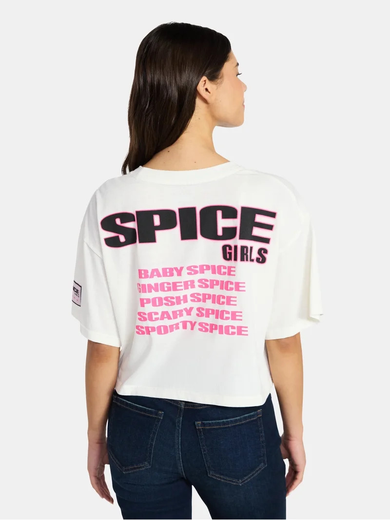 Spice Girls Women's Skimmer Tee with Short Sleeves, XXS-XXL | Walmart (US)