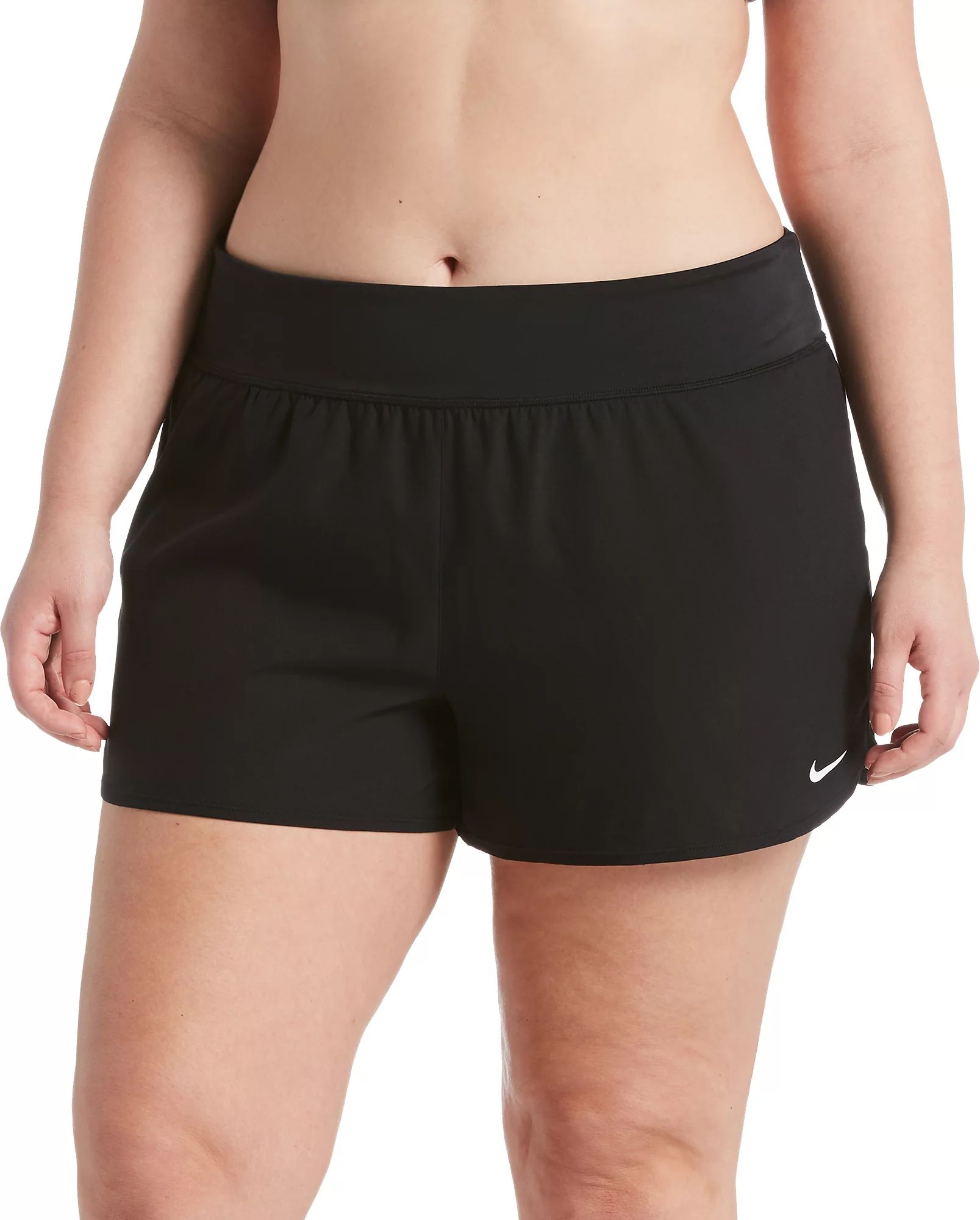 Nike Women's Plus Size Solid Swim Board Shorts, 2X, Black | Dick's Sporting Goods