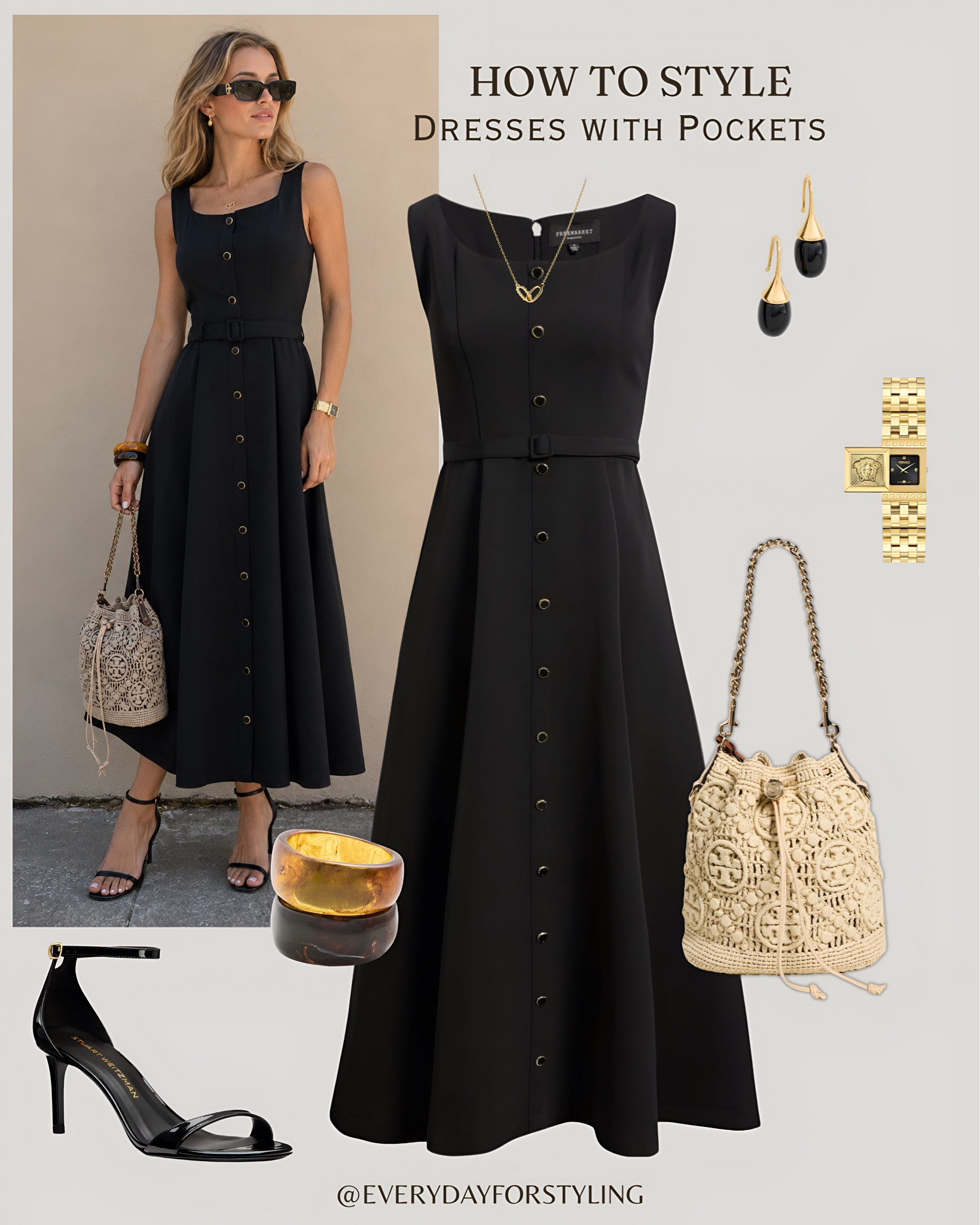 elegant, polished and completely effortless 🖤

dresses with pockets summer 2026, how to style dresses with pockets, cream maxi dress outfit, black midi dress summer, button down midi dress look, linen maxi dress styling, elegant summer dresses women, raffia bag dress outfit, chic summer dress ideas, quiet luxury dress style, European summer dress inspo, summer dress outfit 2026, black dress gold accessories, cream dress summer look, sophisticated summer dresses, effortless dress styling women, midi dress outfit ideas, maxi dress summer women, flattering summer dresses, everydayforstyling

#DressesWithPockets, #SummerDressStyle2026, #CreamMaxiDressLook, #BlackMidiDressOutfit, #ElegantSummerDresses​​​​​​​​​​​​​​​​

#LTKTravel #LTKootd #LTKSeasonal