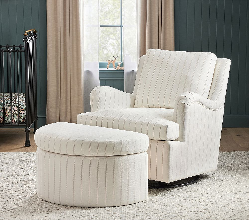 Chris Loves Julia Swivel Glider | Pottery Barn Kids