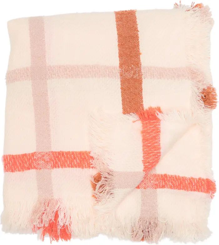 Textured Check Throw Blanket | Nordstrom Rack