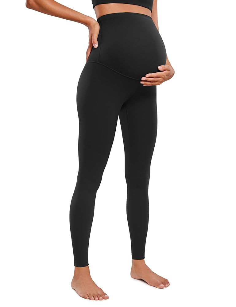 CRZ YOGA Womens Butterluxe Maternity Leggings Over The Belly 28" - Workout Activewear Yoga Pregna... | Amazon (US)