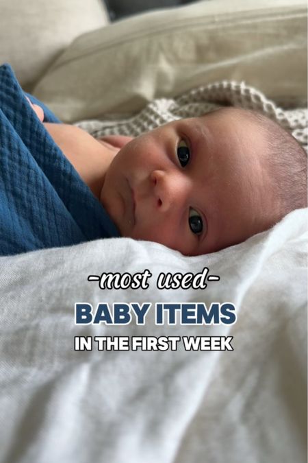 My top used items 1 week postpartum! 👶🏼🍼