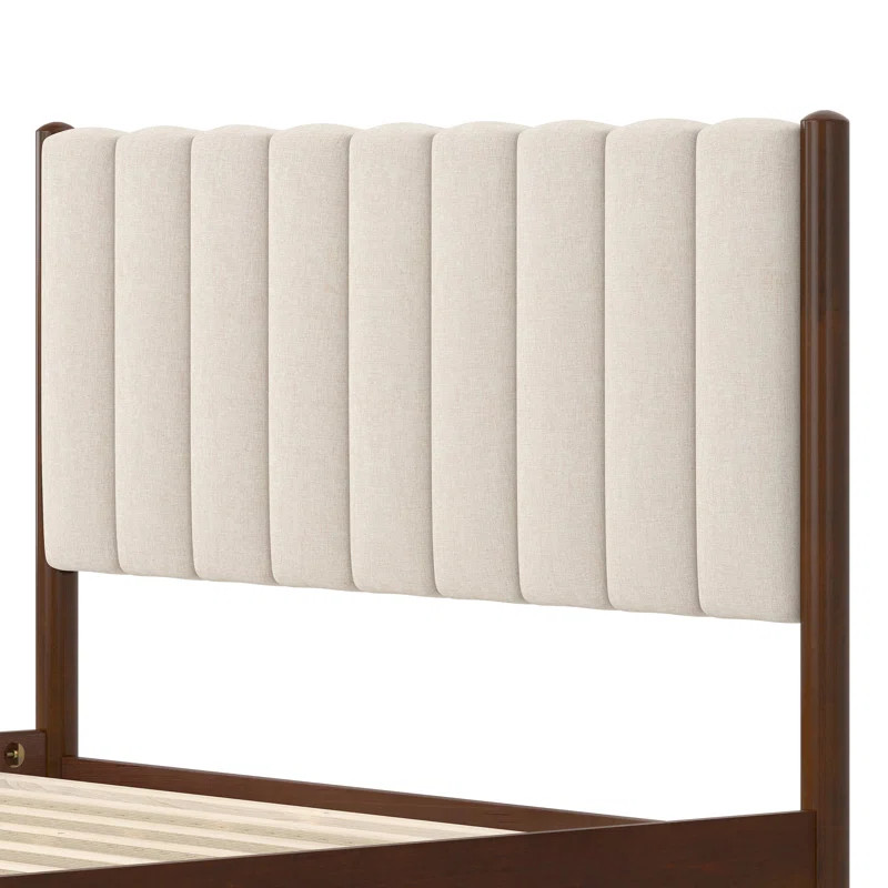 Berger Upholstered Solid Wood Platform Bed | Wayfair North America