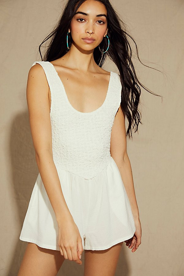Juliette Romper by Endless Summer at Free People, Gardenia, S | Free People (Global - UK&FR Excluded)