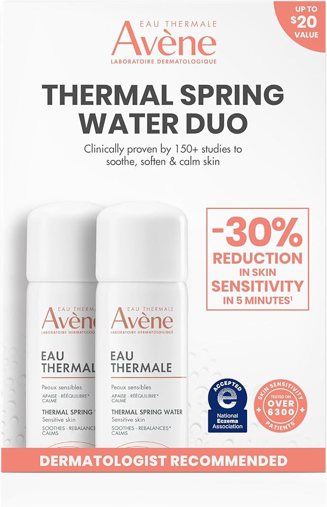 Avène Thermal Spring Water, Soothing Calming Facial Mist Spray for Sensitive Skin, Soothes, Soft... | Amazon (US)