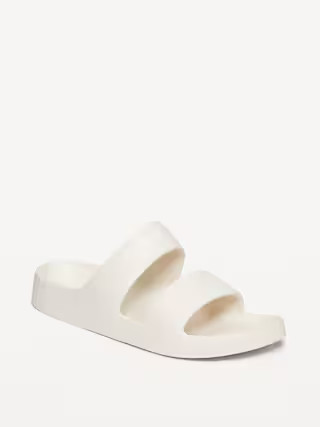 Double-Strap Slide Sandals for Girls (Partially Plant-Based) | Old Navy (US)