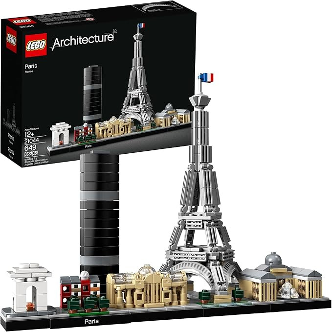 LEGO Architecture Paris Model Building Set - Detailed Display Building Blocks for Kids, Boys and ... | Amazon (US)