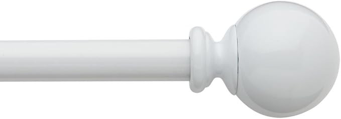 Bali Blinds 5/8" Ball Cafe Rod Set, 28-48", White,26-5510-10 | Amazon (US)
