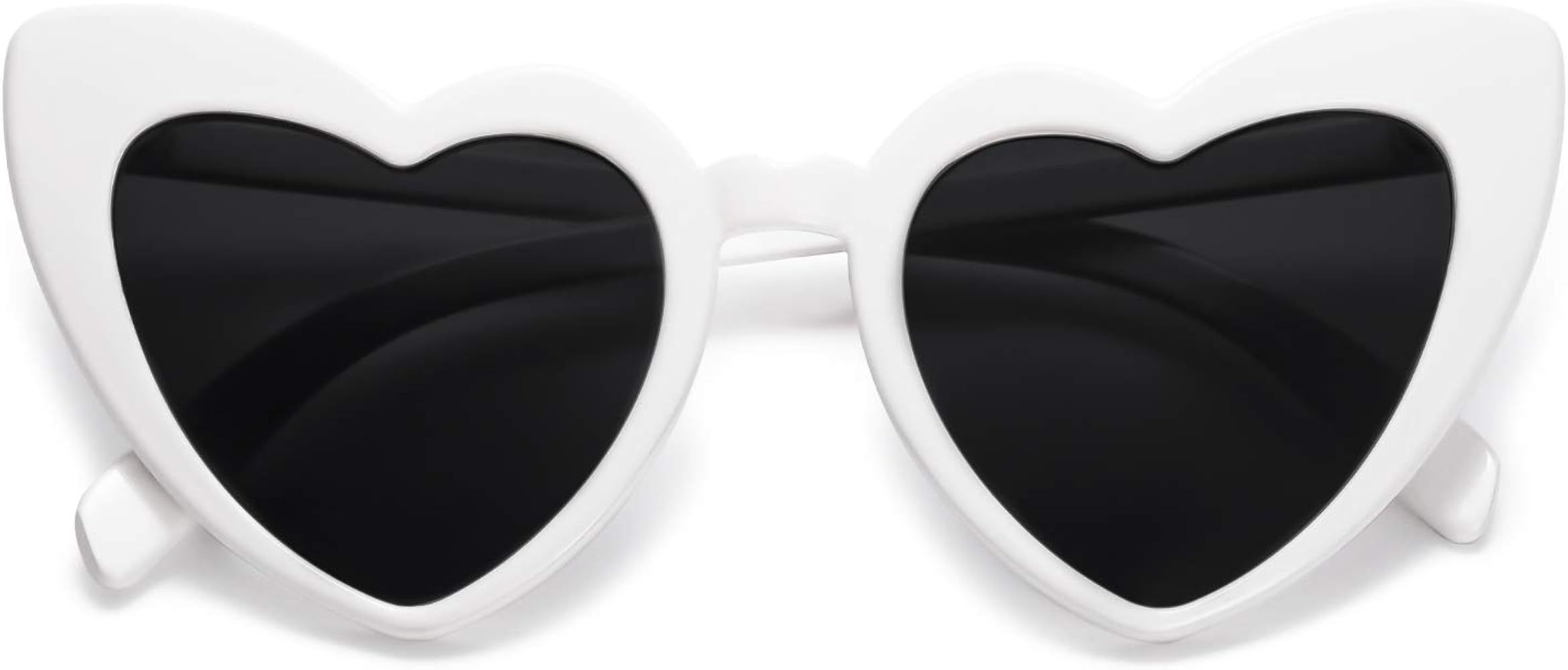Heart Shaped Sunglasses Clout Goggle Vintage Cat Eye Mod Style Retro Glasses Kurt Cobain SJ2062 | Amazon (US)