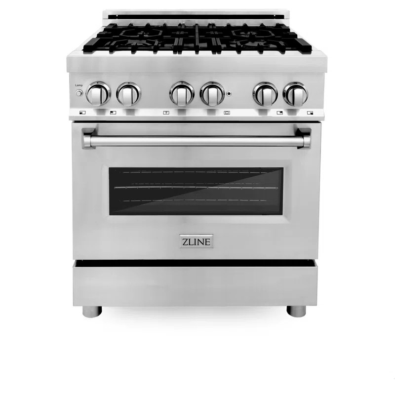 ZLINE 30" 4 cu. ft. Freestanding Dual Fuel Range | Wayfair North America
