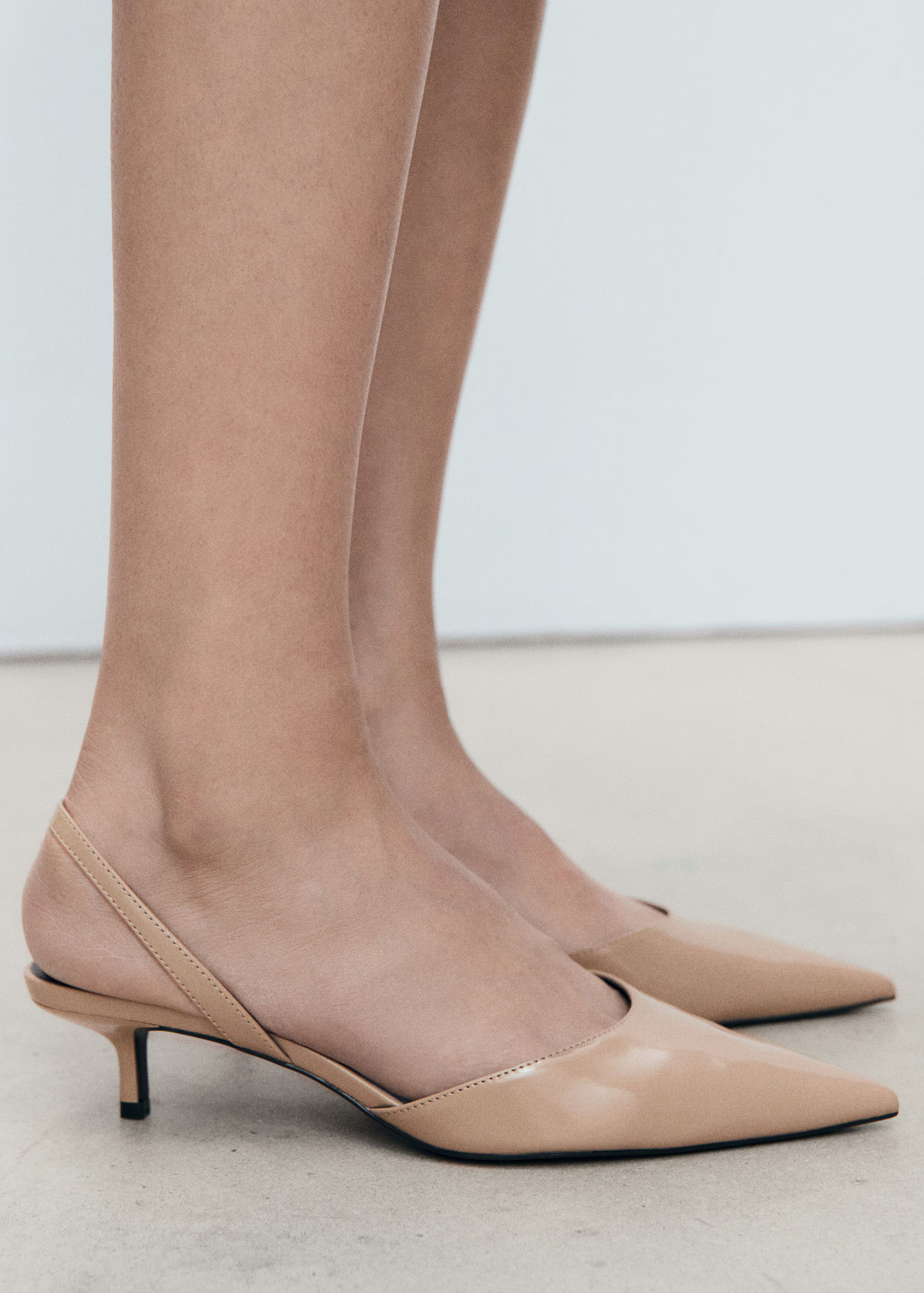 Kitten-heel pointed shoes - Women | MANGO USA | Mango (US/MX/AU)