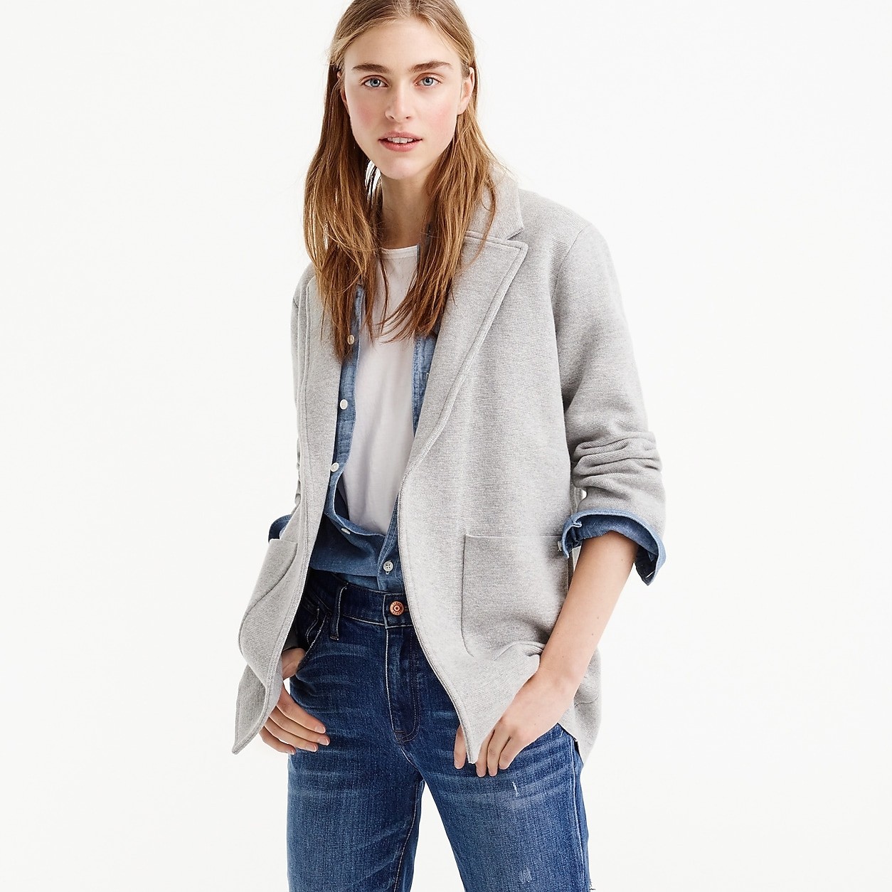 New lightweight sweater-blazer | J. Crew US