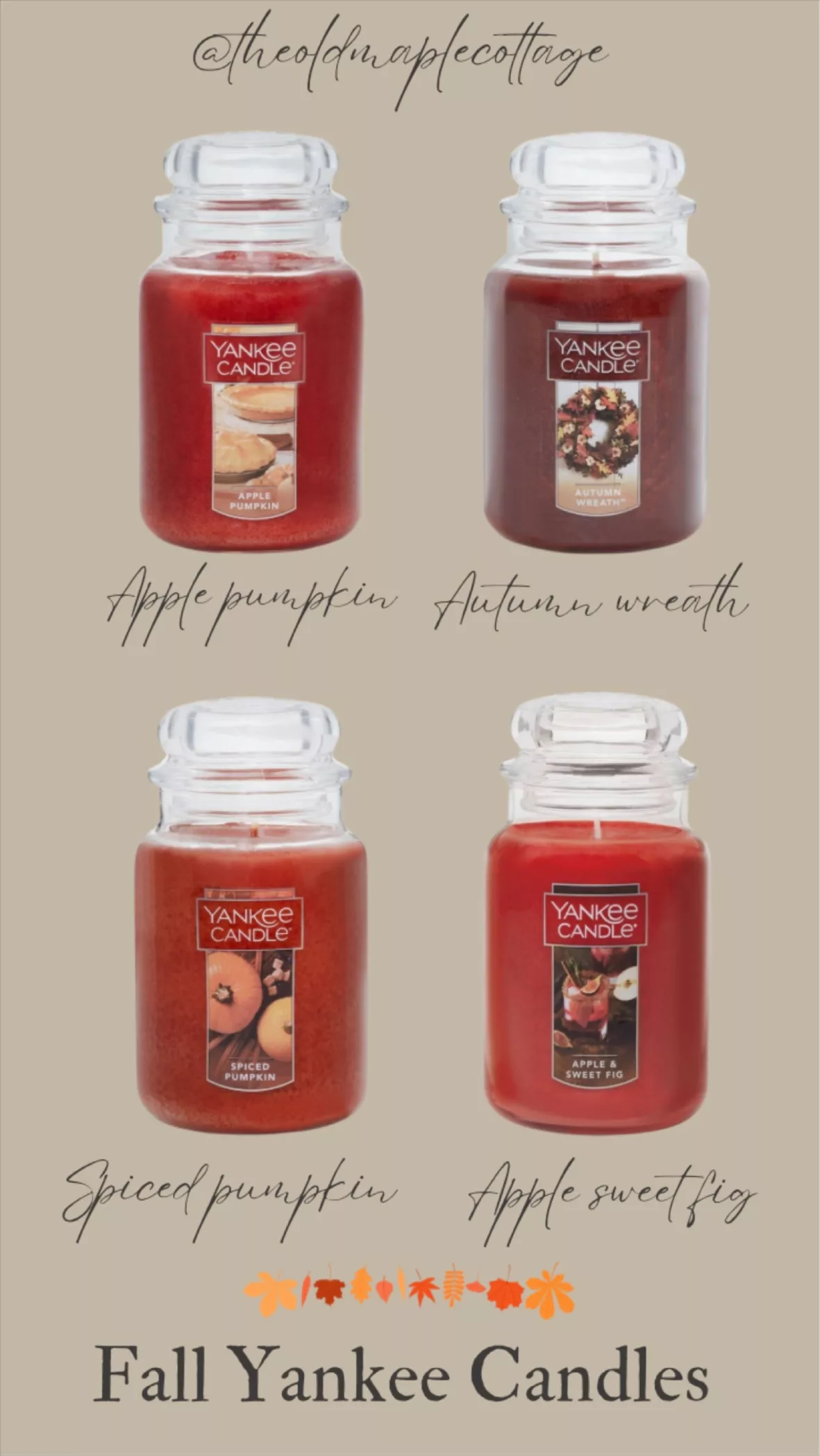 Yankee Candle, Yankee Candle Jar Apple & Sweet Fig