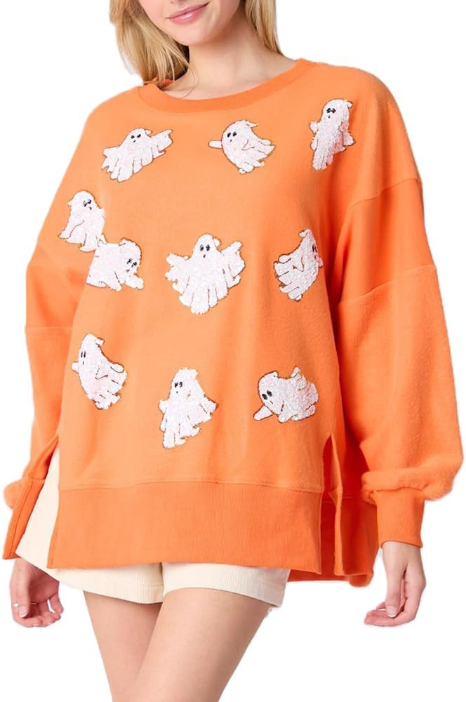 DSORVICD Women Y2k Graphic Sweatshirts Gothic Oversized Long Sleeve Pullovers Aesthetic Crew Neck... | Amazon (US)