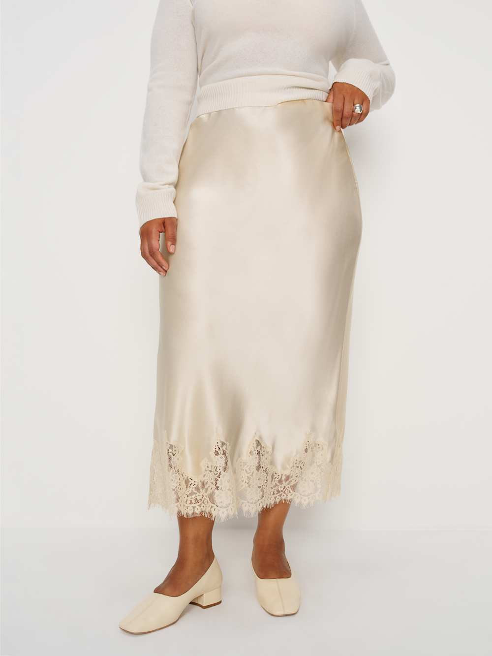 Carolina Silk Skirt Es | Reformation (Global)