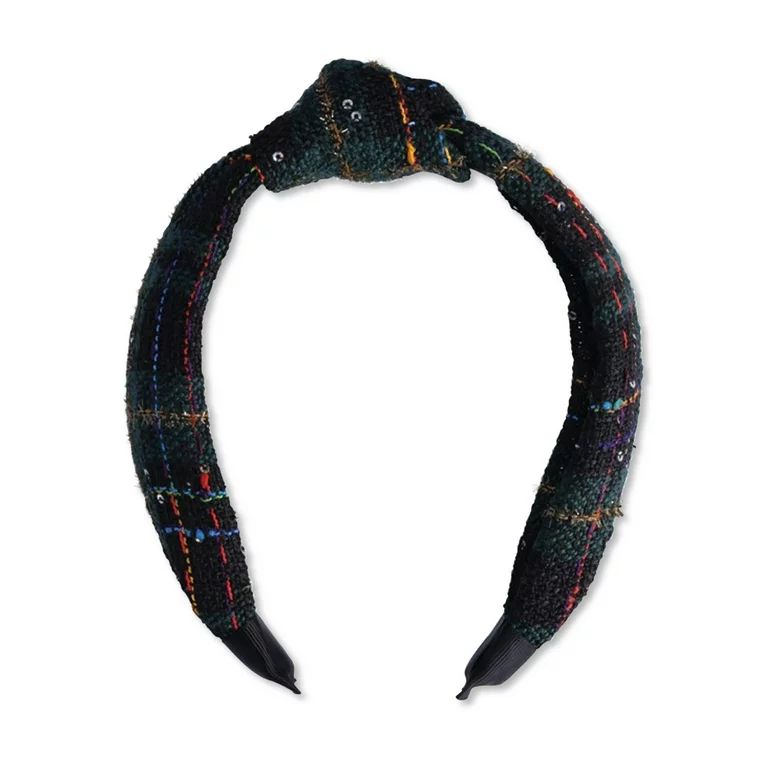 Time and Tru Women's Tweed Top Knot Headband | Walmart (US)