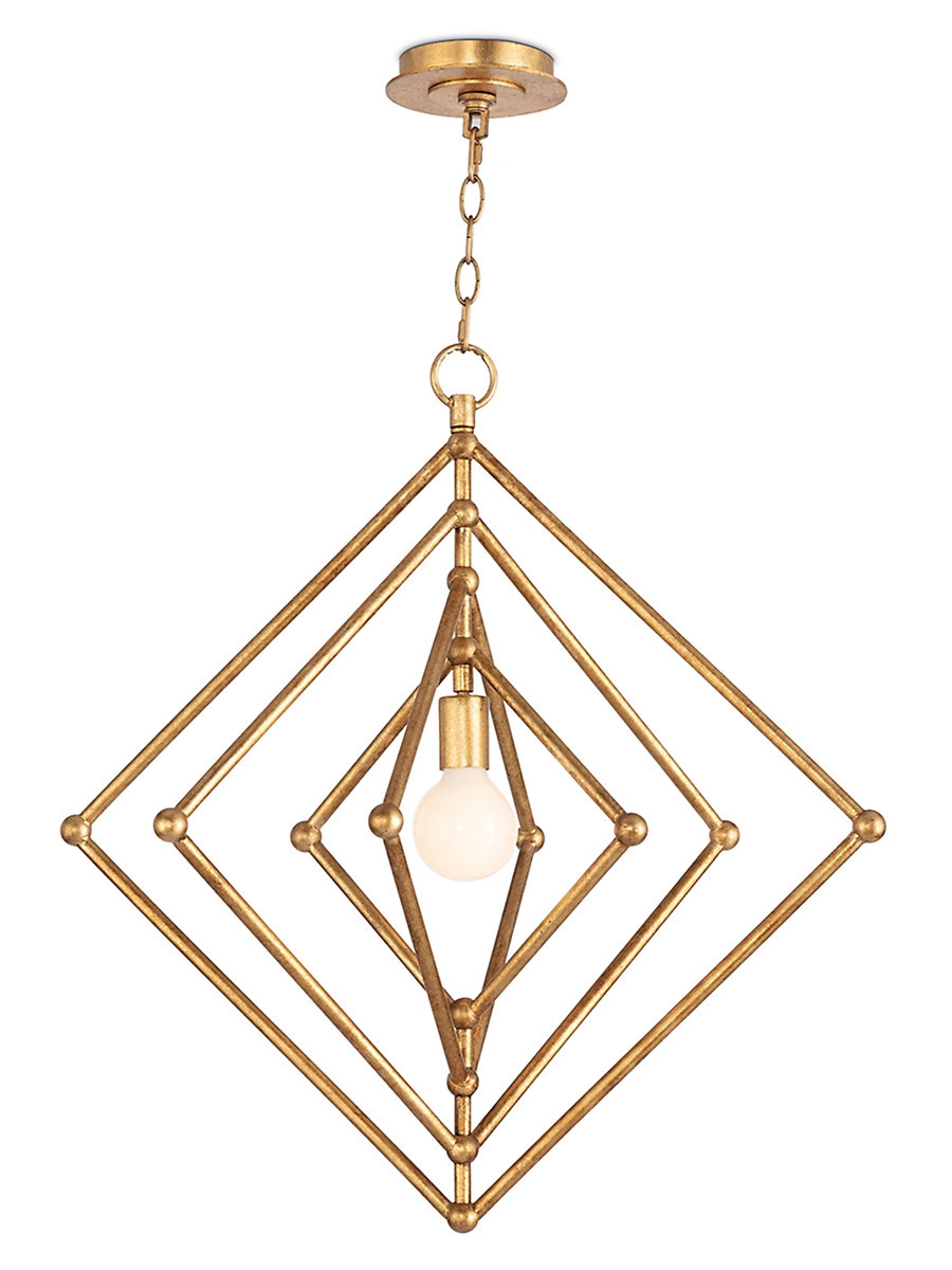 Regina Andrew Selena Square Chandelier - Gold - Size Small | Saks Fifth Avenue