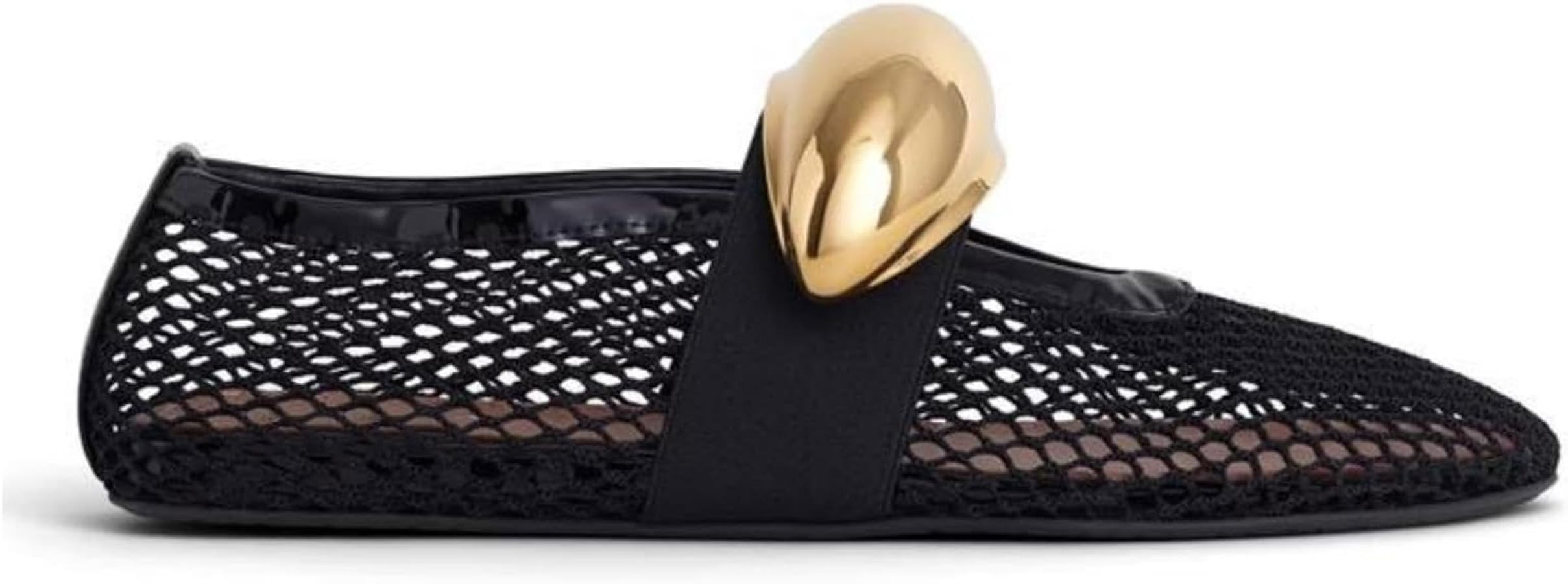 MICIFA Women's Mesh Ballet Flats Fishnet Ballerina Flats Buckle Strap Mary Jane Flats Causal Dail... | Amazon (US)